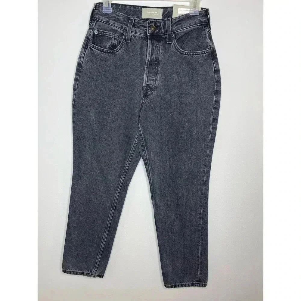 Everlane The Curvy 90’s Cheeky Straight Jean size 28 in washed black NWT - Picture 3 of 9